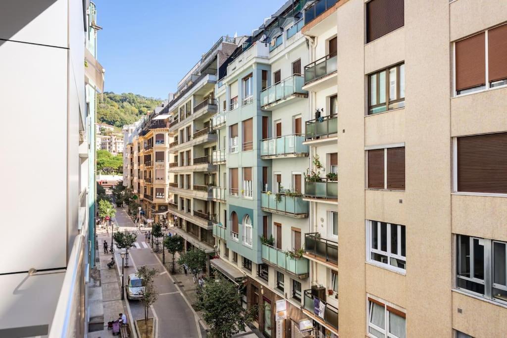 Terraza Playa Y Calle Peatonal Ess03377 Appartement Saint-Sébastien